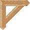 Ekena Millwork Traditional Arts & Crafts Rough Sawn Bracket, Western Red Cedar, 6"W x 32"D x 32"H BKT06X32X32TRA03RWR - alternate 4